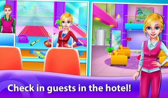 Girl Hotel Hostess Resort Para পোস্টার