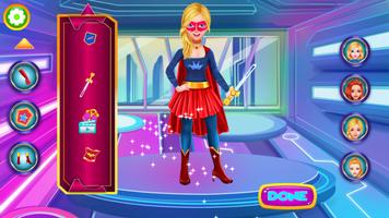 Superhero Girl Mommy Power Affiche