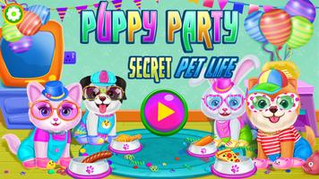강아지 파티 🐶 - 비밀 애완 동물 생활 보육 게임 포스터