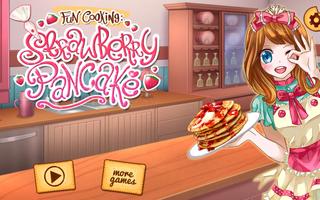 Fun Cooking Strawberry Pancake Poster