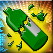 Smash colored bottles 3d
