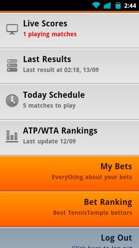 Tennis Live scores for Android - APK Download