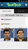 برنامه‌نما Tennis Live scores عکس از صفحه