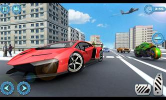 Robot Transform Car : Plane Transport Bike Games screenshot 1