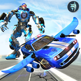 US Police Flying Robot Hover Car : Flying Car Game icon