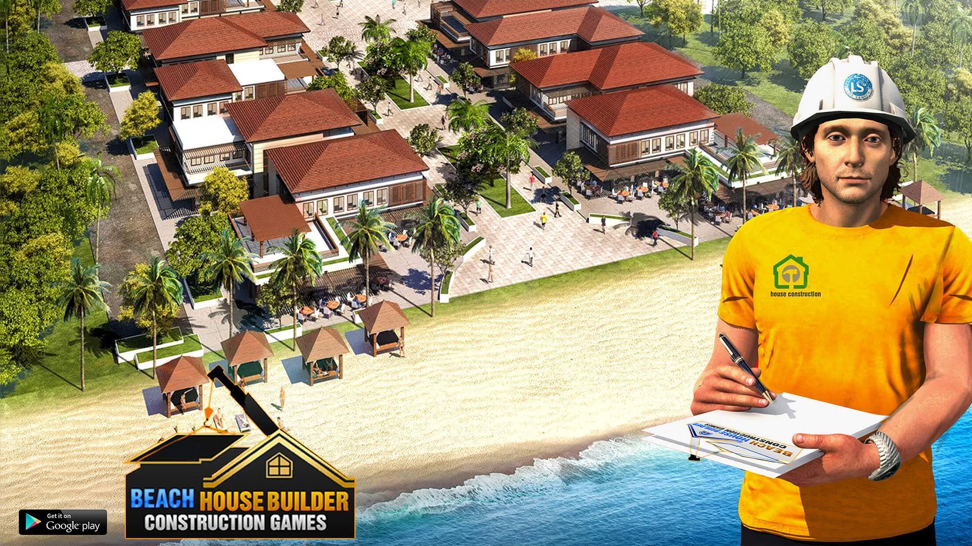 Beach House Builder Construction Games for Android - APK ...