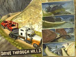 OffRoad Cargo Truck Simulator Uphill Driving Games اسکرین شاٹ 1