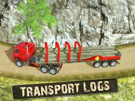 OffRoad Cargo Truck Simulator Uphill Driving Games اسکرین شاٹ 2