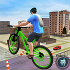 City Rooftop BMX Bicycle Rider ikona