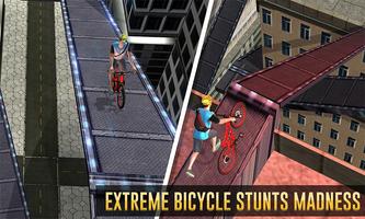 City Rooftop BMX Bicycle Rider screenshot 2