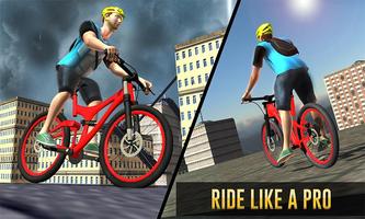 City Rooftop BMX Bicycle Rider capture d'écran 3