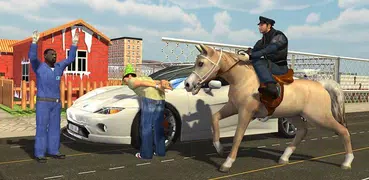 Police Horse Chase -Crime Town