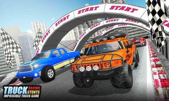 Truck Racing Stunts: Impossible Track Game Affiche