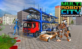 Multi Robot City Transport plakat