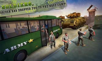 OffRoad US Army Coach Bus Driving Simulator Affiche