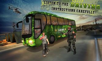 OffRoad US Army Coach Bus Driving Simulator ảnh chụp màn hình 1