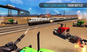 Police Train Shooter Gunship Attack : Train Games capture d'écran 2
