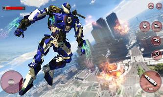 Robot Police Train Transformation FPS Shooter ภาพหน้าจอ 3