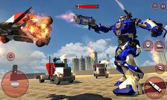 Robot Police Train Transformation FPS Shooter 海報