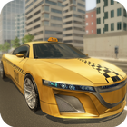 Crazy Taxi Sim 2018: City Car Driving Rush 3D icône