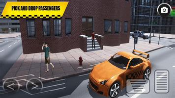 Crazy Taxi Sim 2018: City Car Driving Rush 3D capture d'écran 3
