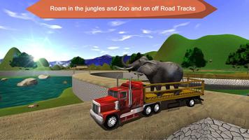 Offroad Animal Truck Transport Driving Simulator poster