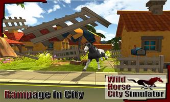 Wild Horse City Rampage 3D Ekran Görüntüsü 3