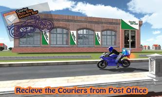Courier Moto Bike Delivery Boy capture d'écran 1
