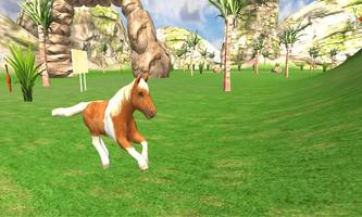 Lucu Kuda Pony Simulator naik screenshot 2