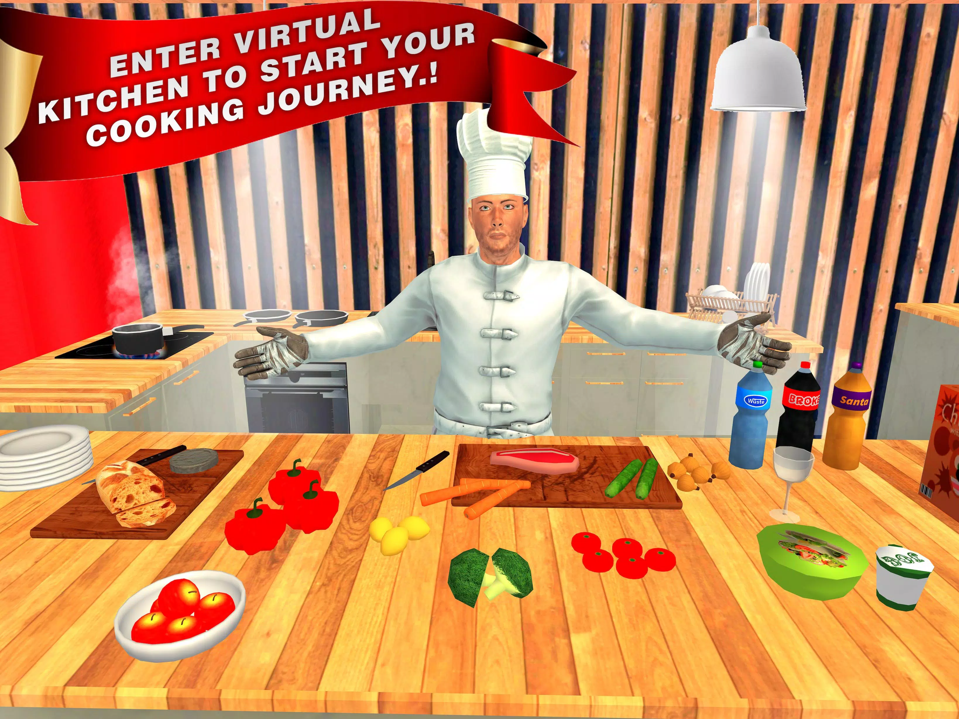Download do APK de Jogos de Culinária Real - Cozinha Virtual Top Chef para  Android