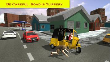 Snow City Tuk Tuk jazdy 2017 screenshot 3