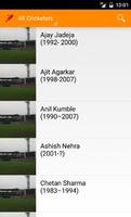 Top Indian Cricketers capture d'écran 1