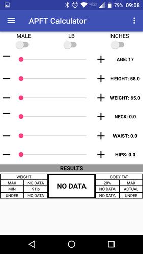 Apft Calculator For Android Apk Download