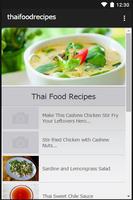 Thai Food Recipes پوسٹر