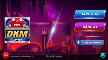 DKM Club - Game danh bai doi thuong Affiche