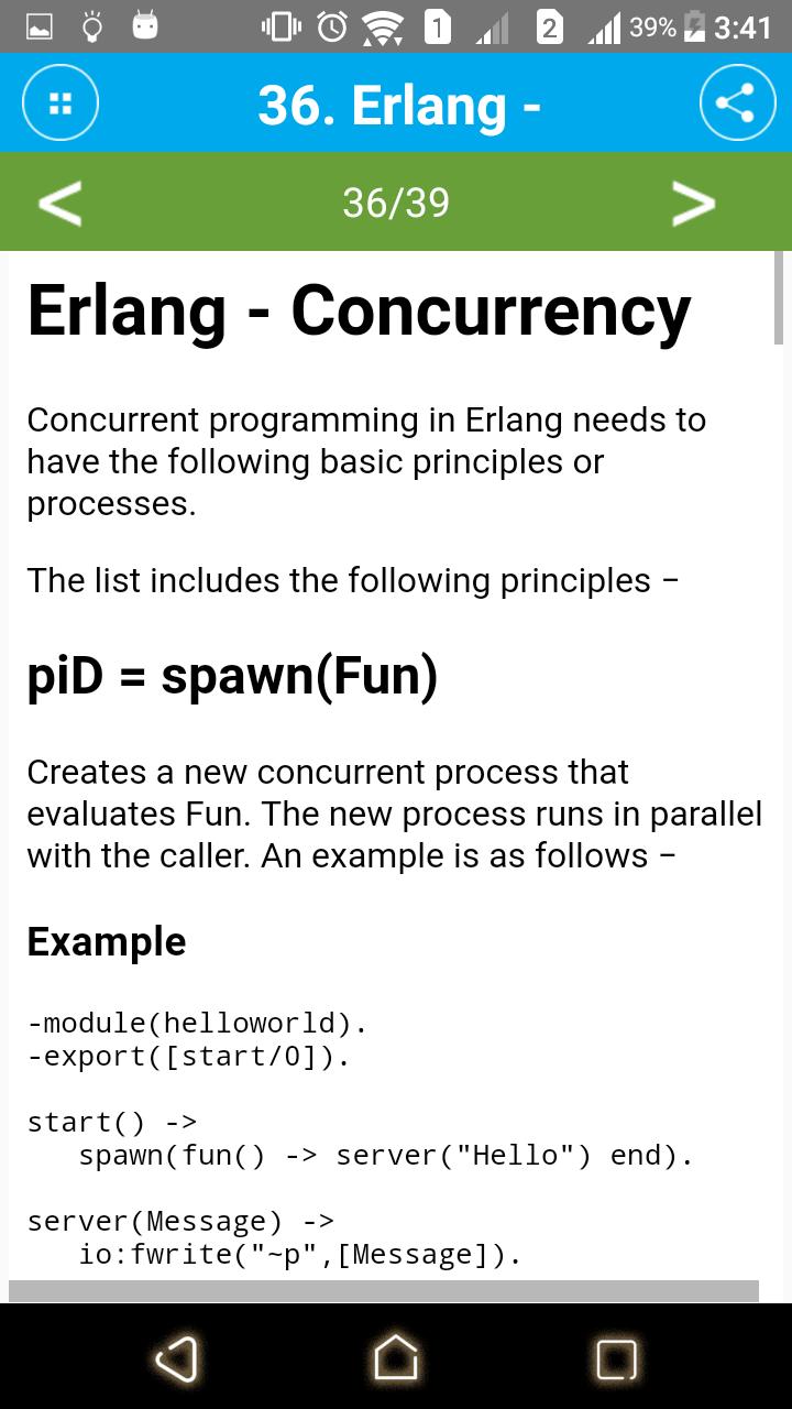 Learn Erlang for Android - APK Download