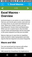 Guide Excel Macros screenshot 1