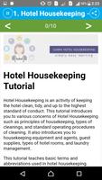 1 Schermata Learn Hotel Housekeeping