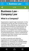 Learn Business Law screenshot 1