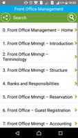 Learn Front Office Management Plakat