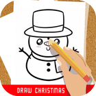 How to draw Christmas-icoon