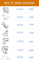 How to draw dinosaur imagem de tela 1