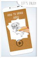 How to draw dogs Affiche