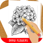 How to draw flowers-icoon