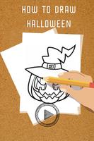 How to draw Halloween poster