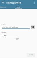 ThanksDigitCoin Wallet Screenshot 1