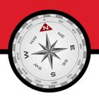Kompass Pokémon Stil Zeichen