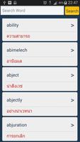 Thai Dictionary - Offline Affiche