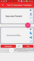 Thai Indonesian Translator capture d'écran 1