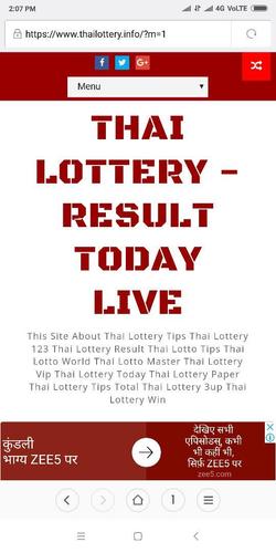 Thai Lottery Results For Android Apk Download